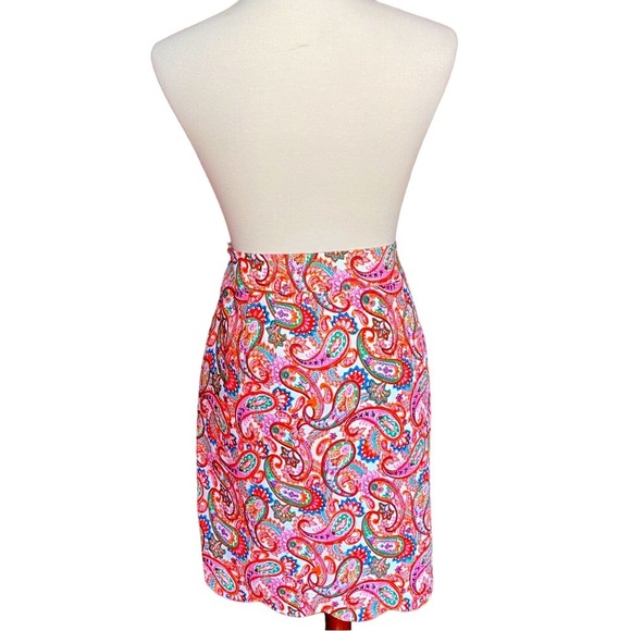 NWT Talbots Scalloped Hem Paisley Skirt - Picture 4 of 11